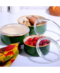Tasa me kapak 3copë 14*16*18cm / APA-30406
