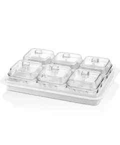Enë servimi set plastike 6 copë