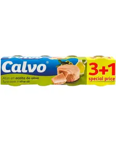 "Tuna copëza ne vaj ulliri 4x80g (3+1)/P24"