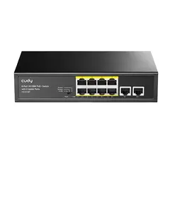 Switch Cudy 8-Port 10, 100M Poe ,With 2 Uplink Ports,  Model: Fs1010P