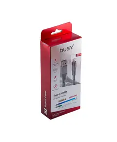 Kabëll Telefoni  Busy Usb Cable Type C 2M. Braided