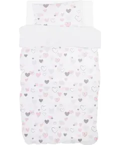 Mbulesa Set 2 pjese, roze Hearts Buba, Ngjyra: Rozë