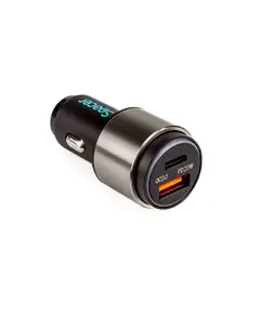 Mbushës Per Makinë Spacer Usb-A,C 38W,  Zezë