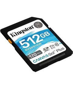 Microsd  Kingston Canvas Go Plus,  512Gb,  Class 10