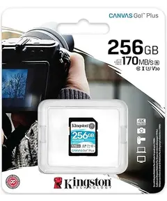 Microsd Kingston Canvas Go Plus,  256Gb,  Uhs-I 10