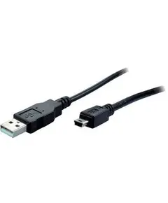 Kabëll Mini, S-CONN Usb2.0 A B Mini  St-St  2M,  Zezë