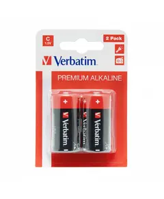 Bateria  Verbatim Premium Alkaline 1.5 V,  C  49922