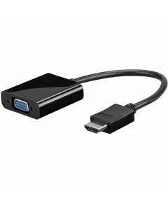 Konvertues Goobay Mbushës Hdmi > Vga , 3, 5Mm Stereo  Stbu  68793,  Zezë