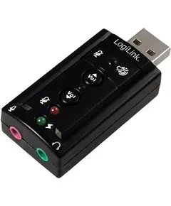 Konvertues Mbushës Soundkarte Usb 2.0 Logilink 3D