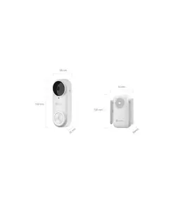 "Kamerë E Jashtme Me Wireless Ezviz DB2 2K ,  Bardhë "