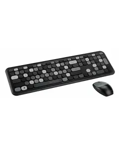 Set Tastierë , Maus Serioux 9920Bk Wireless Tastierë , Maus Zezë, Ngjyra: Zezë