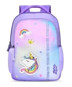 Çante Bubbles unicorn 04 school backpack lilac