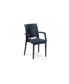 "Rattan Karrige kopshti me anësore - Anthracite"