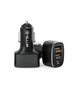 Mbushës Makine Tellur  2X Usb A,  56W Tll151281,  Zezë