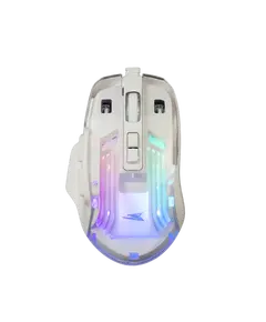 Maus Gaming Baracuda  Anglerfish Bgm-062 ,  Bardhë