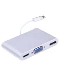 Konvertues Fast Asia  Usb 3.1 Tip C Në Hdmi Vga
