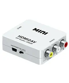 Konvertues E-Green Mbushës Hdmi Av Rca 1080P,  Bardhë