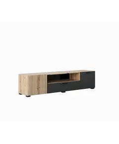 Zara TV Komodë-oak Artizan/anthracite