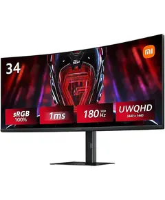 Monitor Gaming Xiaomi 34" G34WQi EU  (ELA5454EU) 180Hz