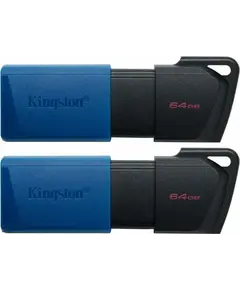 Usb Kingston 64GB 3.2 Gen 1 DataTraveler Exodia M Zezë,Kaltërt DTXM/64GB-2P, 2 Pieces