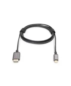 Kabëll Digitus  USB-C > HDMI (ST-ST) 1,8m 4K UHD 30Hz Black