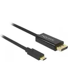 Kabëll  DeLock DisplayPort 1.2 > USB-C (ST-ST) 2m  4K 60Hz