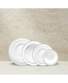 Set pjata porcelani 24copë, Ngjyra: Hiri