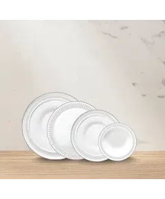 Set pjata porcelani 24copë, Ngjyra: Kafe