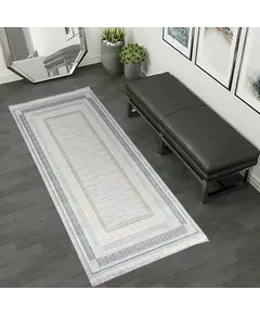Tepih 80x300 Hiri,Kaltërt Kadife GO-KF406