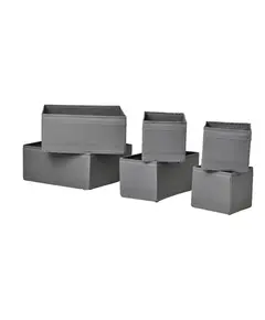 IKEA SKUBB Set kutia organizuese, 6 pjesë/hiri