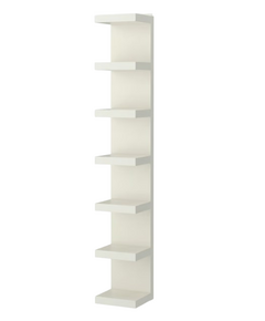 IKEA LACK Raft muri 30x190, i bardhë