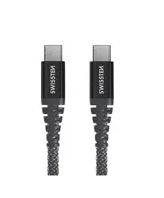 Kabell SWISSTEN Data cable KEVLAR USB-C / USB-C 1.5 m,Zeze
