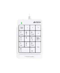Tastierë A4 TECH FK13P FSTYLER Numeric USB ,Bardhë