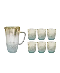 Bokall & 6 gota qelqi Anhua, Ngjyra: Kafe