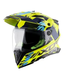 Axor X Cross Dual Visor  X1 Neon Yellow Blue, Madhësia: L, Ngjyra: Verdhë