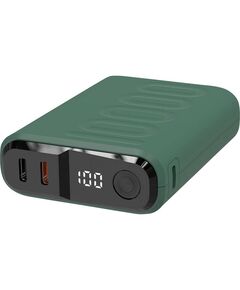 Power bank RealPower PB-10000C PD+3X Type-C, gjelb