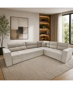 Kend i djathte divani, Grey plus, 240x300cm, sorella 05