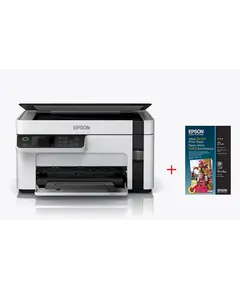 Printer Epson Ecotank M2120+Leter Per Printer Epson S400037 10X15Cm Glossy