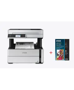 Printer Epson Multifunksional EcoTank M3170+Leter Per Printer Epson S400037 10X15Cm Glossy