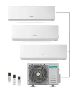 Kondicioner Hisense DJ25LE0EG - 9000 BTU + 2 Kondicioner Hisense DJ35LE0EG - 12000 BTU + Kondicioner Outdoor Hisense 3AMW72U4RJC - 27000 BTU