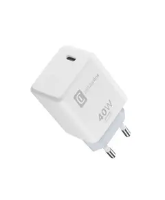 Adapter CellularLine USB-C C2C, 40W, bardhe