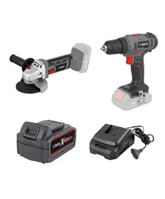 SET Aku 20V x-cross & Brusalice 20V & Bateria Li-Lon IX-20V-4.0Ah & Karikues 20V