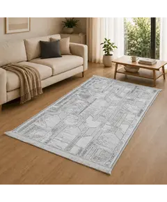 Tepih 80x150 Hiri hapur Lazer GO-LZ124, Madhësia: 80*150, Ngjyra: E përzier