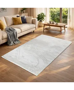 Tepih 80x150 Bardhë, Bezhë Vera GO-C6721A VRB 13, Madhësia: 80*150, Ngjyra: E përzier