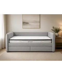 Shtrat 2SCF9382 K, 100x200cm, CF00401, hiri +Dyshek Forest 100x200 - Silver