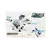 Lodër argëtuese Dinosaur me telekomande, Ngjyra: Bardhë