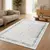 Tepih 80x150 Bardhë, Hiri Vera GO-C6716A VRB 17, Madhësia: 160*230, Ngjyra: E përzier