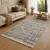 Tepih 80x150 Krem, Kafe Lazer GO-LZ457, Madhësia: 80*300, Ngjyra: E përzier