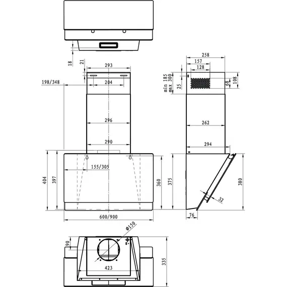 Aspirator Gorenje WHI649EB, 5 image