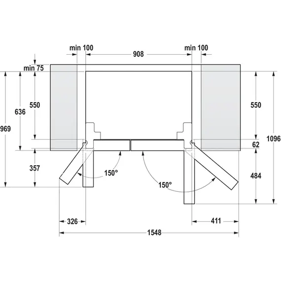 Frigorifer Gorenje NRS918EMX 7